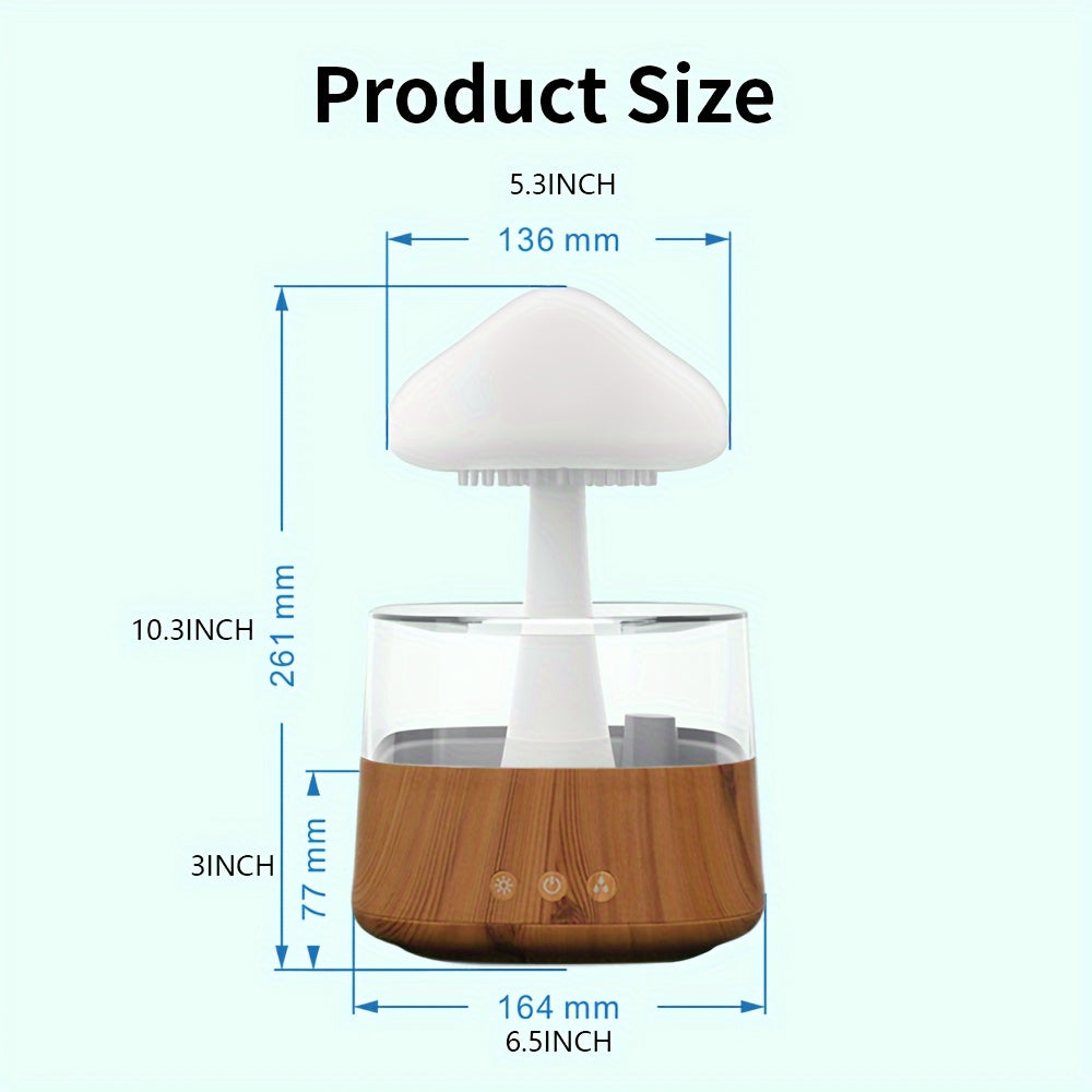 Humidifier for Bedroom with Multi-Color LED Night Light and Timer