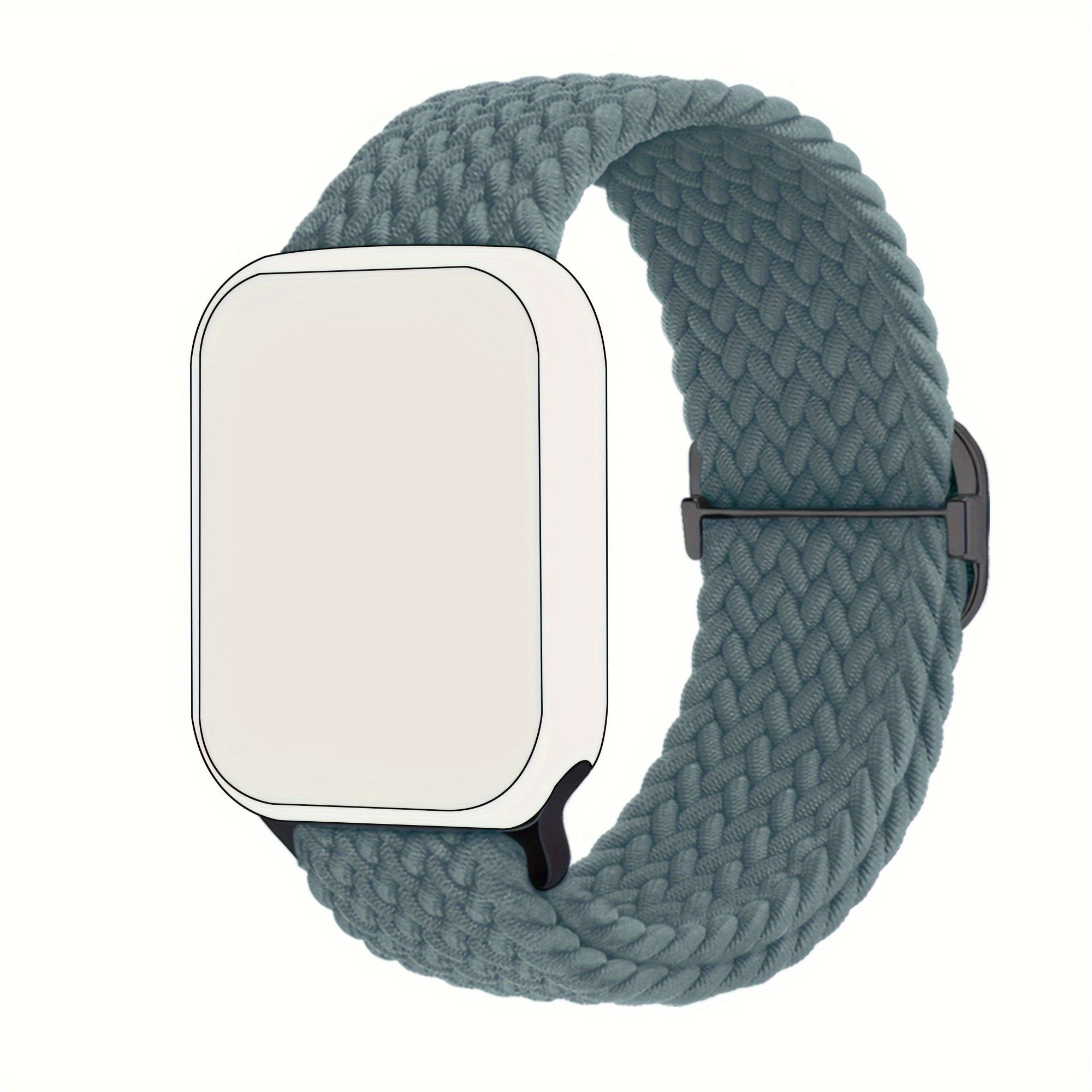 Correa de reloj inteligente trenzada de nylon elástica multicolor para IWatch