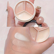 Uniseks yashirincha palitrasi 3 ta ranglar, suv o'tkazmaydigan, uzoq davom etadigan, qora doiralar uchun