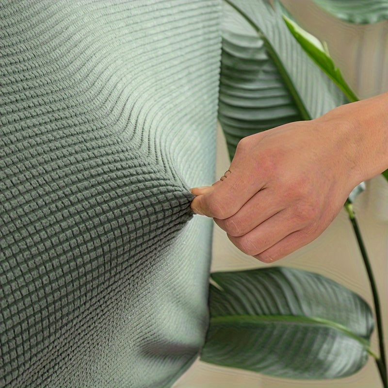 Machine Washable Polyester Fiber Fill Headboard Cover with Macaron-Inspired Corn Texture