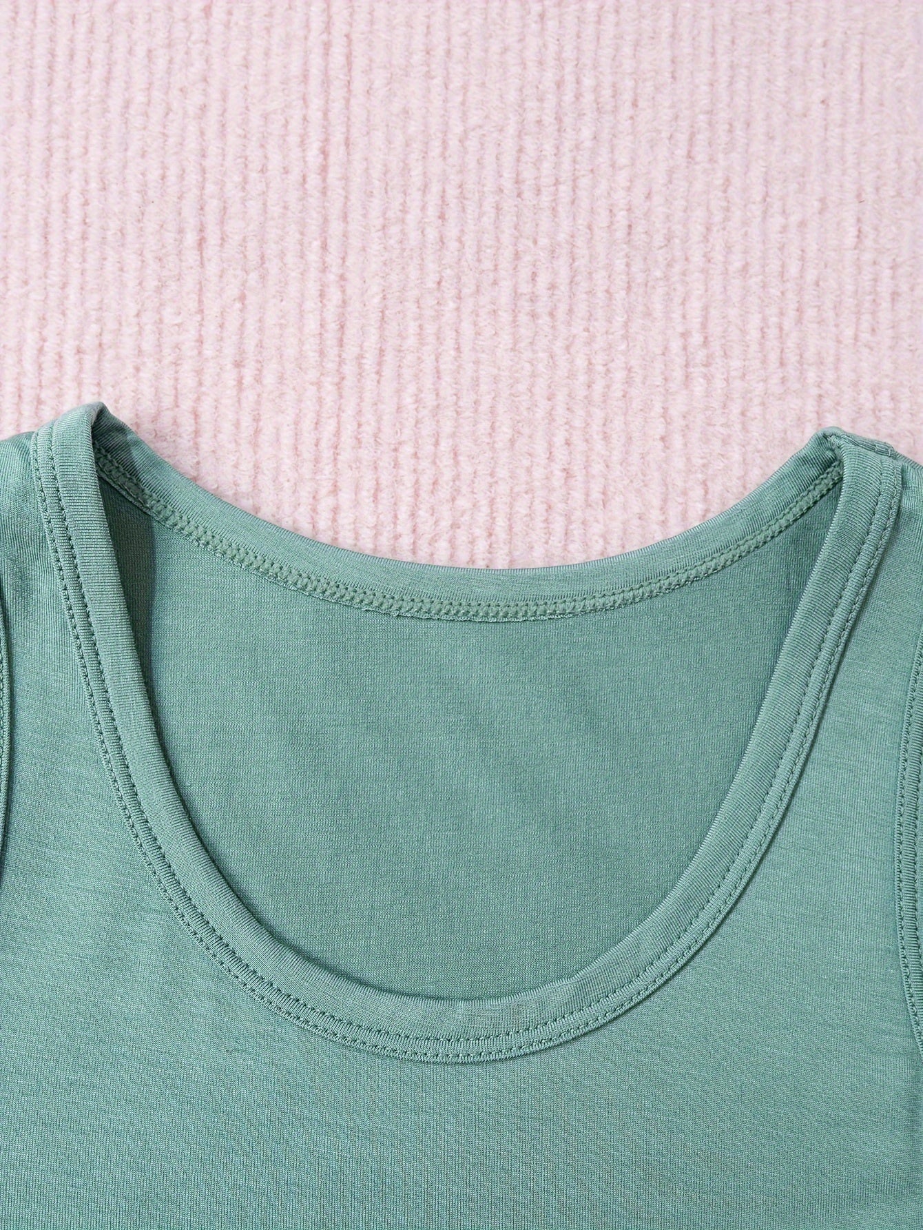 Children's Green Dinosaur Print Vest for Boys Breathable Cotton Skin-Friendly Resistant to Pilling Fading