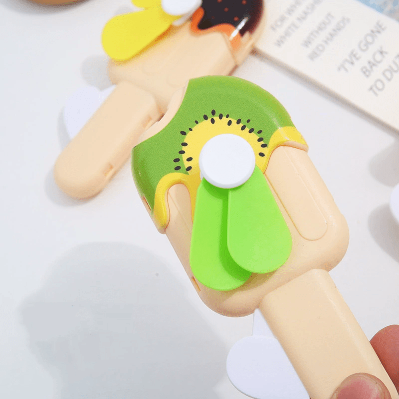 Handheld Mini Fan with Ice Stick Portable Summer Cooling Gift for Kids and Friends