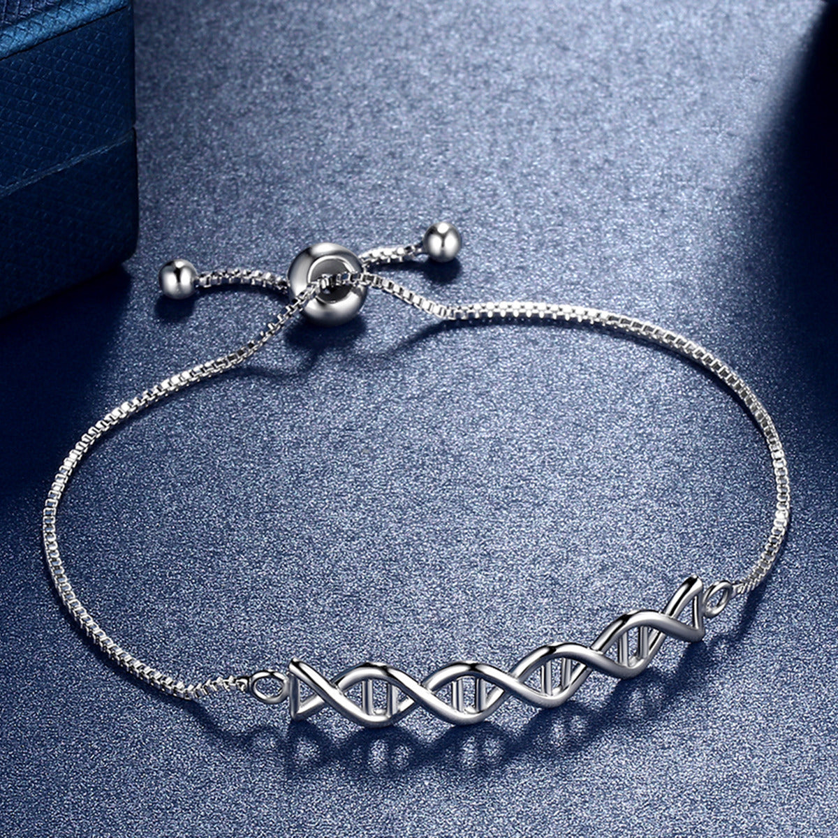 Science DNA Double Helix Chemistry Biology Molecule Bracelet