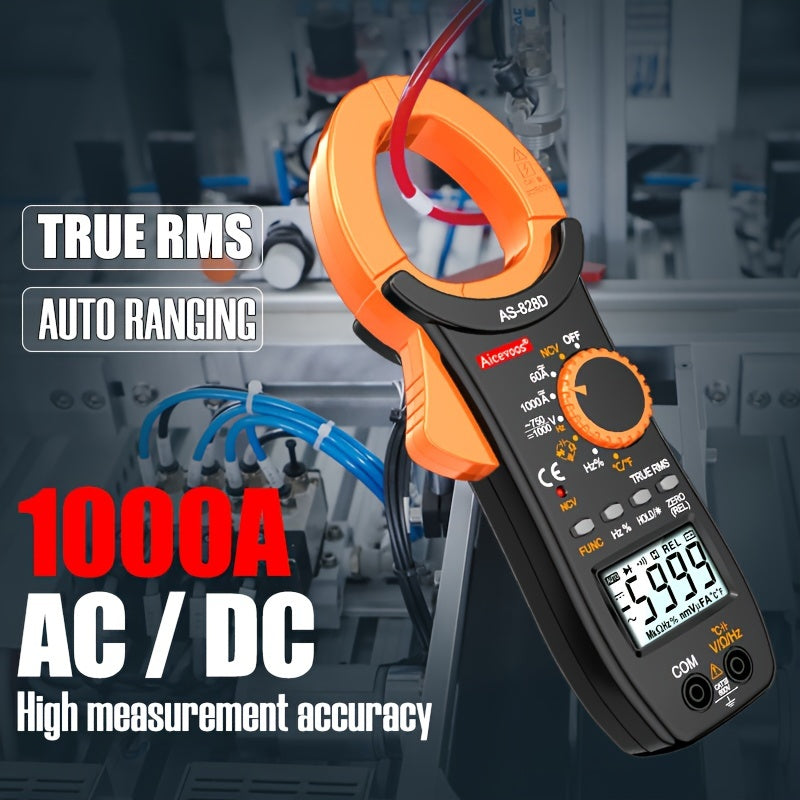 Digital Clamp Meter Multimeter 6000 Counts AC/DC Current True RMS Auto Range