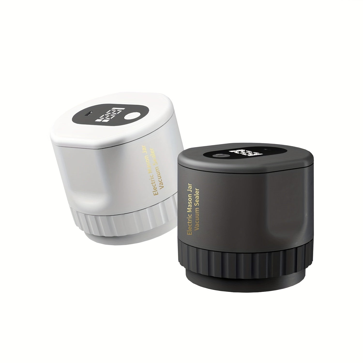 TrueBright Mason Jar Vacuum Sealer USB bilan qayta to'ldiriladigan litiy batareyaga ega. keng va odatiy og'izli bankalar uchun mos, ishlash kuchlanishi ≤36V.