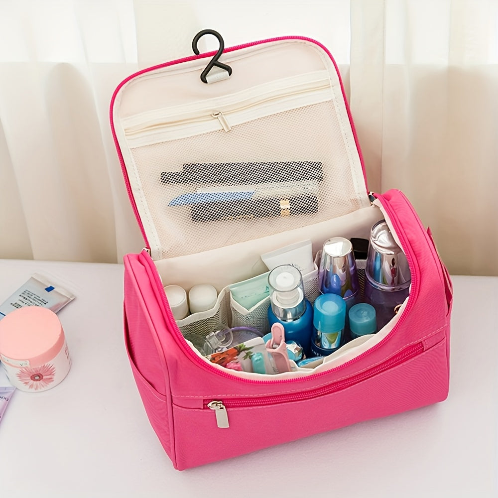 Waterproof Travel Toiletry Bag for Men and Women Durable Oxford Fabric Zipper Organizer