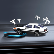 Universal Car Interior Decor, Rotating Tail Ornaments for Center Console