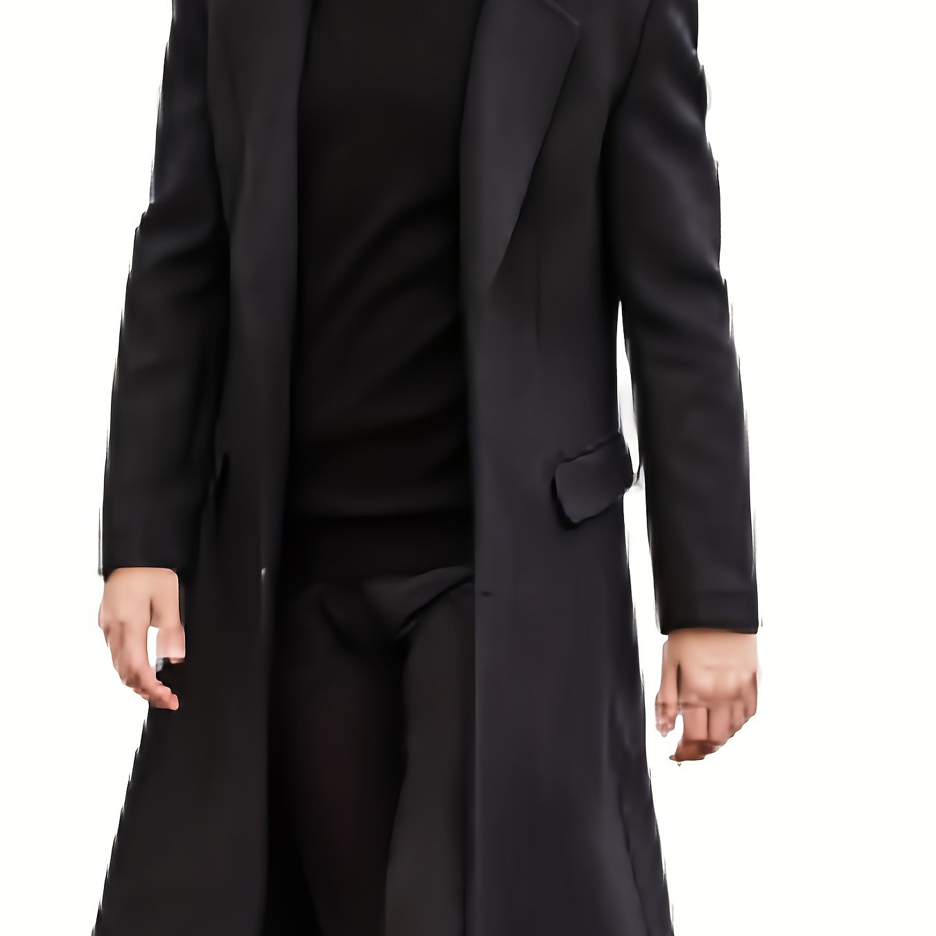 Qish/fall uchun ikki qavatli tugmachalari va jun astarli zamonaviy plussayz erkaklar uchun qizil uzun palto. Mashinada yuvilishi mumkin bo'lgan rasmiy kiyim.