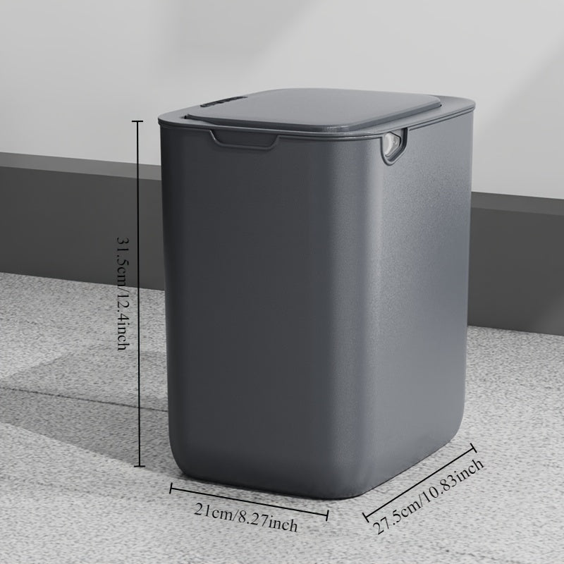 Har qanday xona uchun infraqizil induksiyali, USB orqali zaryadlanadigan va avtomatik qopqoq ochilishi bilan jihozlangan aqlli 18L axlat qutisi.