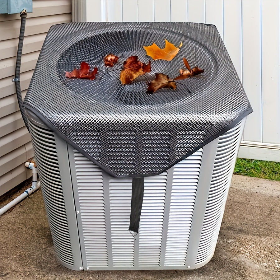 DuraGuard PVC Outdoor Air Conditioner Cover chang, axint, shamol va yomg'irdan himoya qiladi, suv o'tkazmaydigan va shamol o'tkazmaydigan.