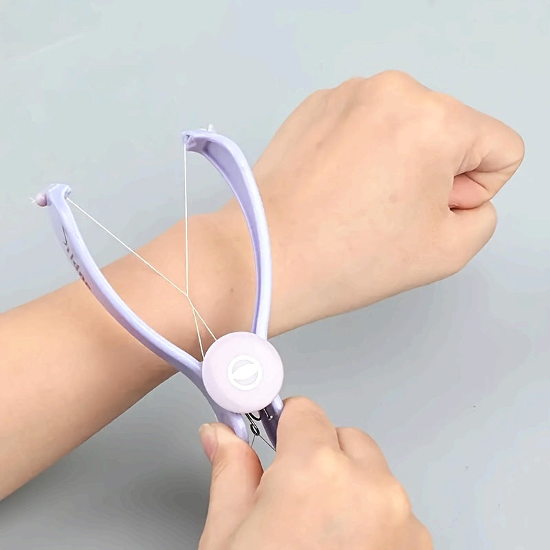 Removedor de vello facial sin dolor para mujeres, herramienta de cera con alambre de resorte para la cara