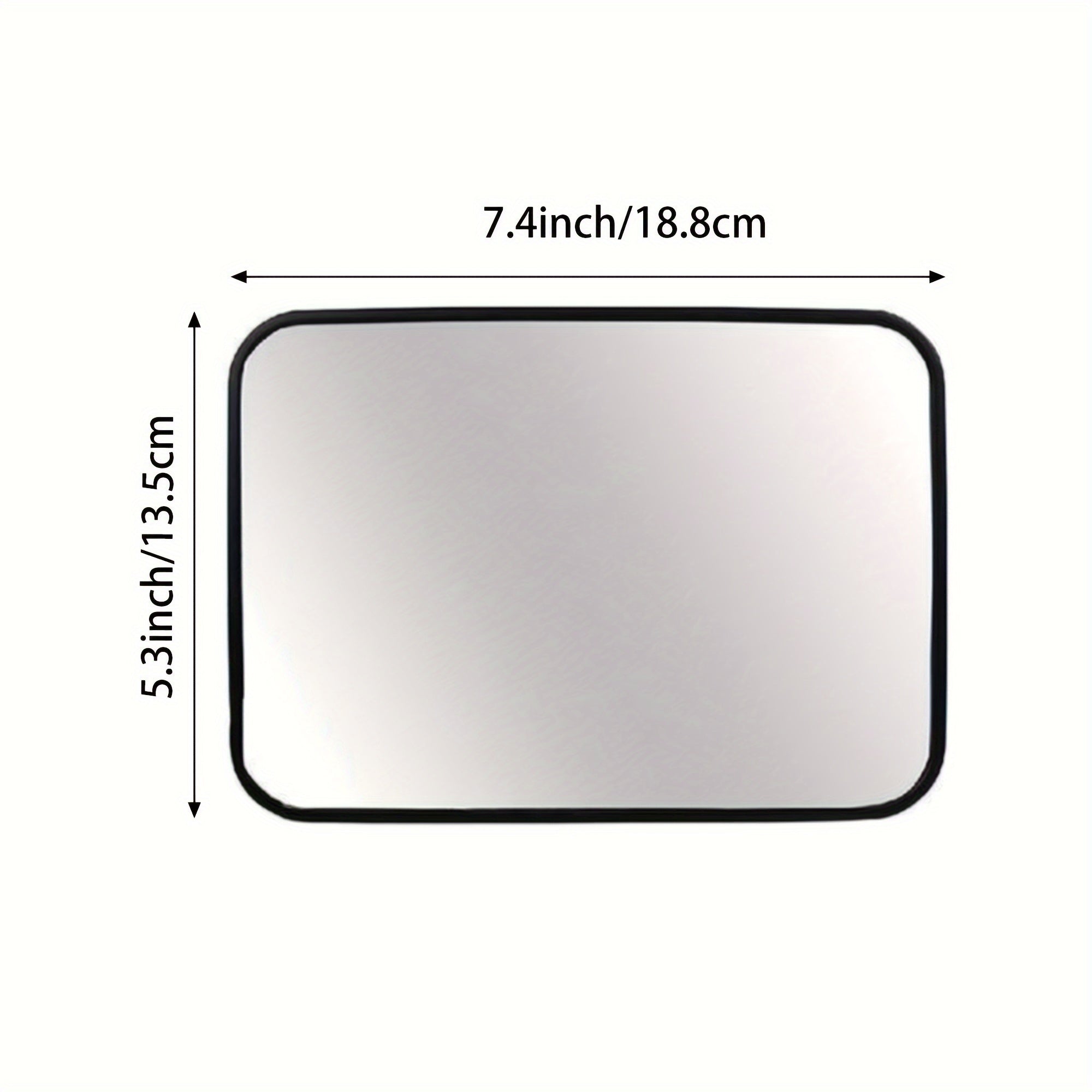 Shatterproof Car Seat Mirror for Rear-Facing Seats Wide Crystal Clear View