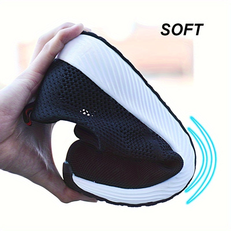 Women's Lightweight Breathable Work Shoes Toe Protection All-Season Comfort