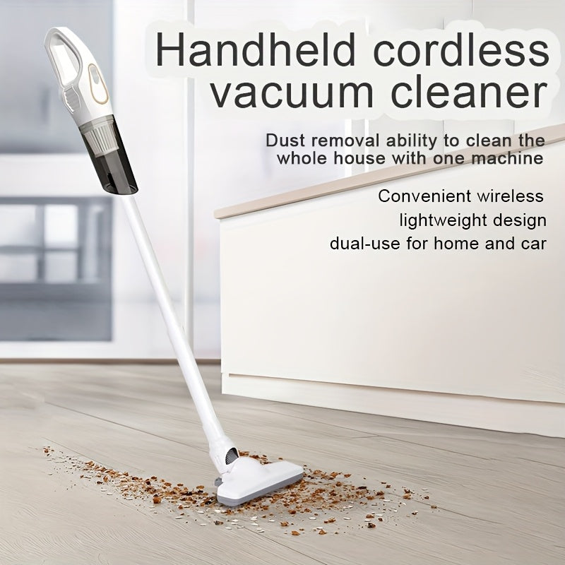 Portable Handheld Car and Home Vacuum Cleaner with Strong Suction and Attachments