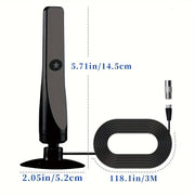Indoor TV Antenna 2024 Supports HDTV 1080P Digital Signal Formats