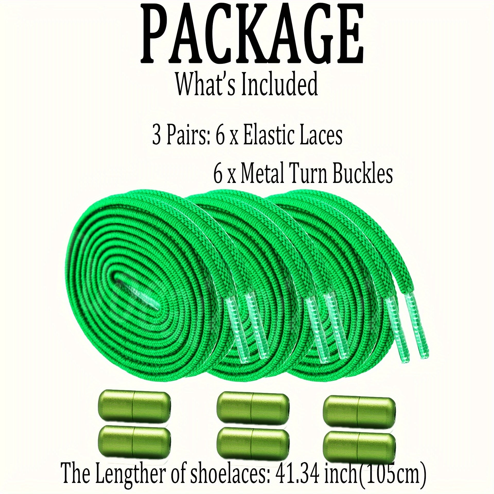 Unisex Elastic Lace-Up Shoelaces 6mm Flat Colorful No-Tie Sports Casual