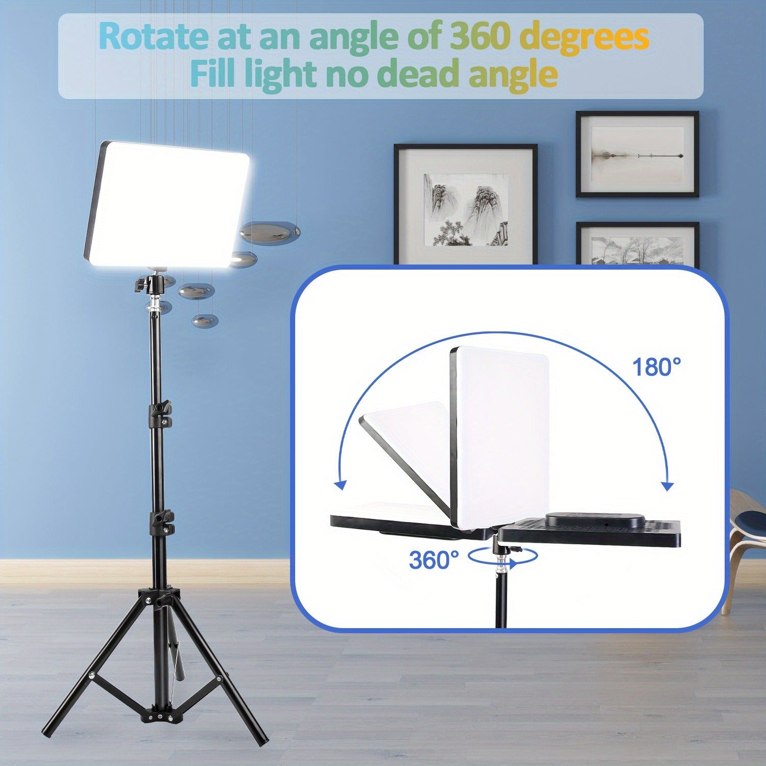 63-Inch USB LED Ring Light with Adjustable Color Temperature for Selfies and Video Conferencing