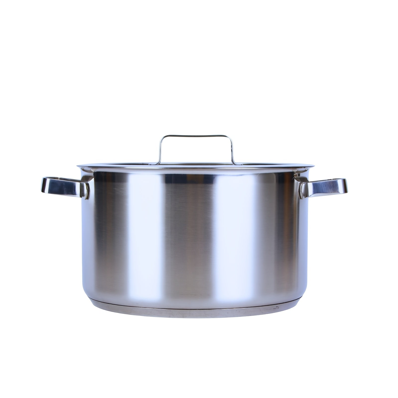 Extra Deep Stainless Steel Pasta Pot High-Sided Dishwasher Safe Family Cooking