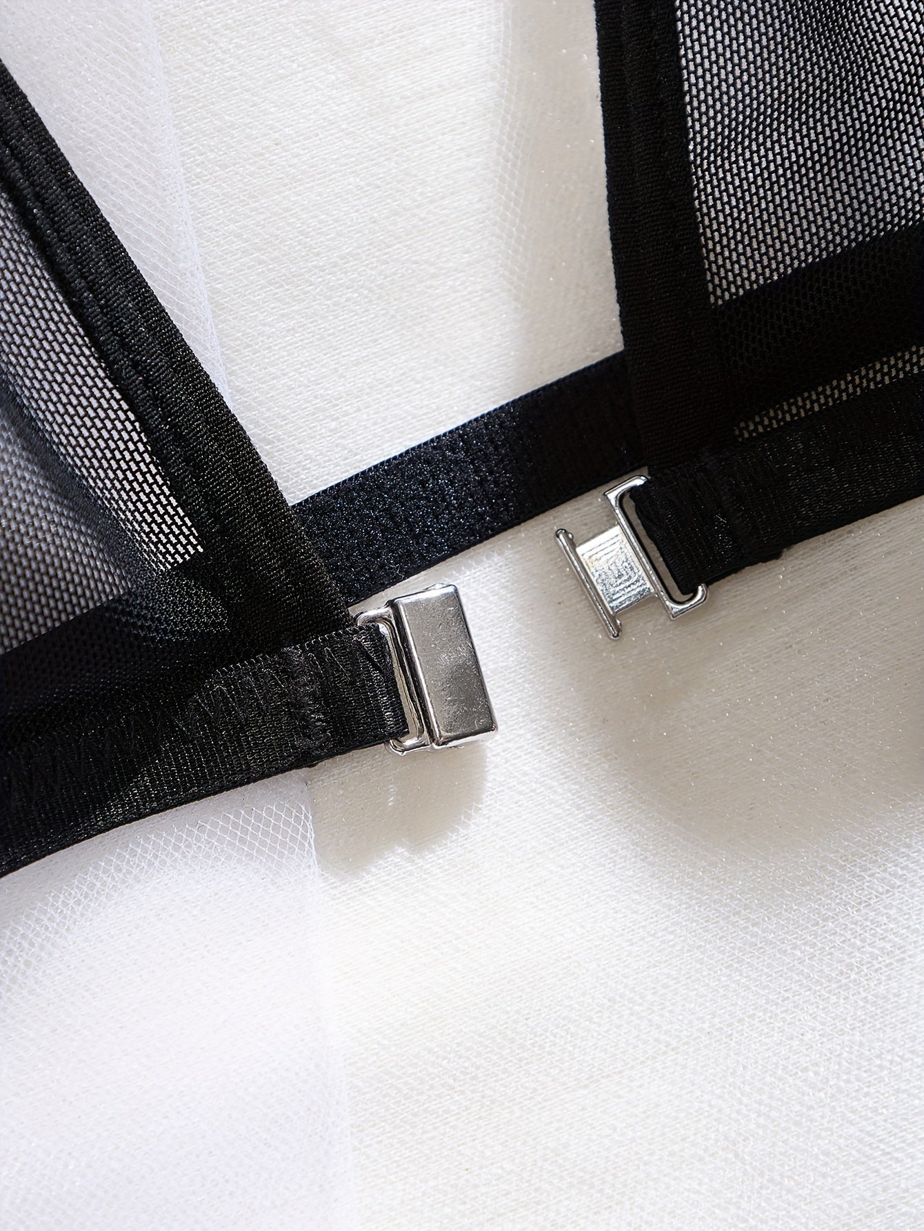 Women's Lingerie Set Satin Lace Bra and Panty Pack of 2