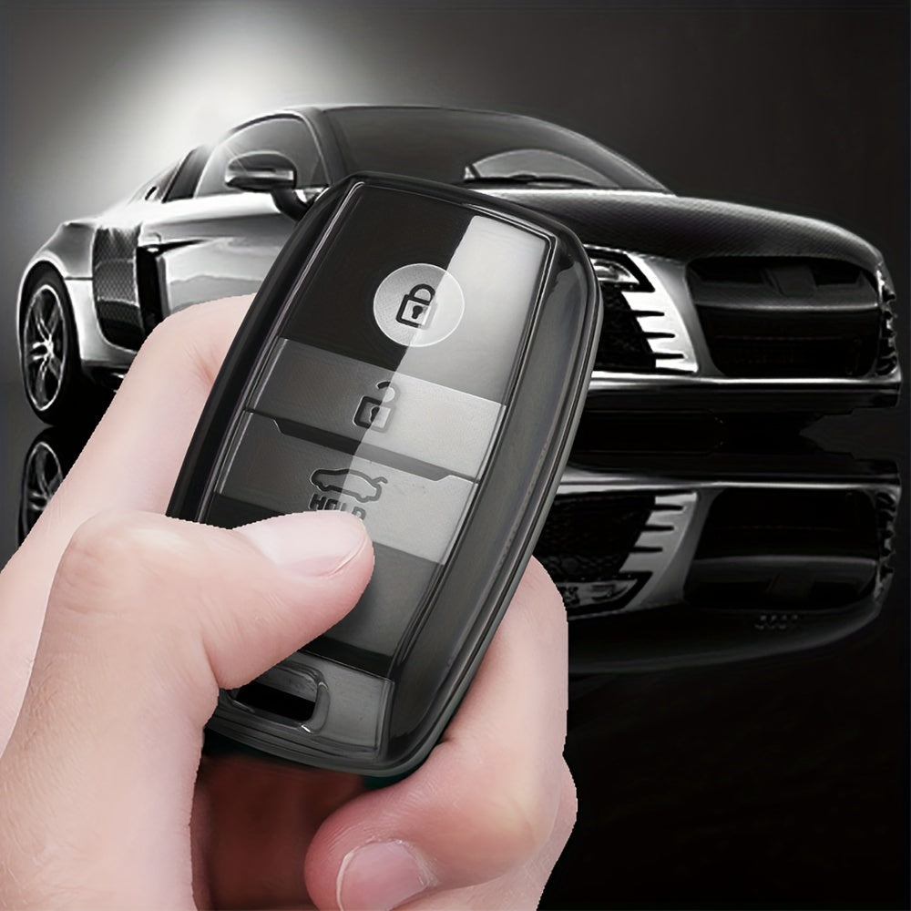 Transparent TPU Car Key Cover for Kia Rio Sportage Ceed Cerato Sorento Picanto