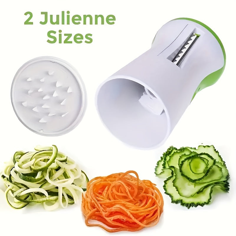Manual Spiralizer Vegetable Slicer for Zucchini Carrots Cucumbers Kitchen Shredder Tool
