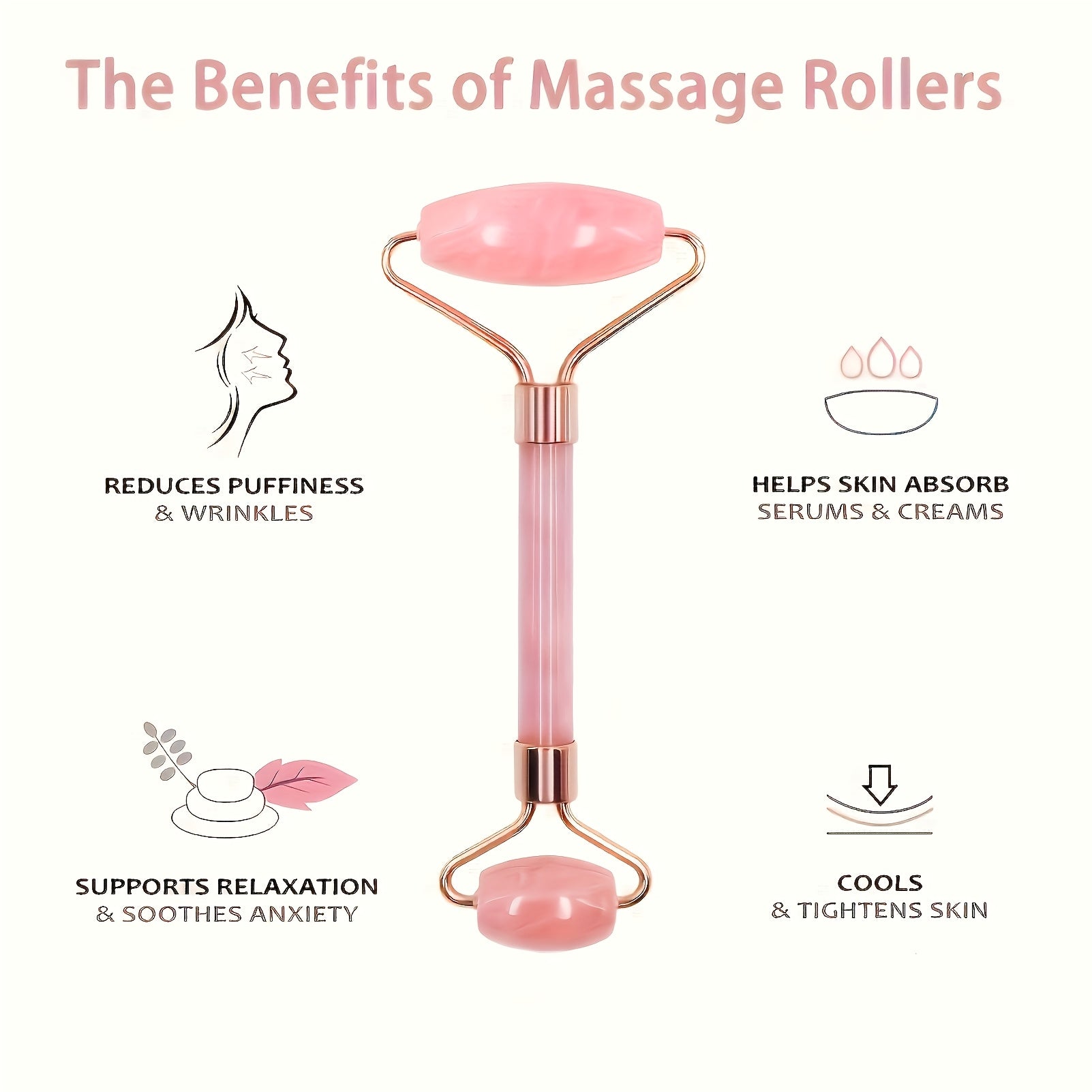 Qo'l bilan dam olish uchun pushti qatron guafras to'plami; zaryadlash yoki batareyalar kerak emas, ruh va tanani dam olish uchun mukammal sovg'a.