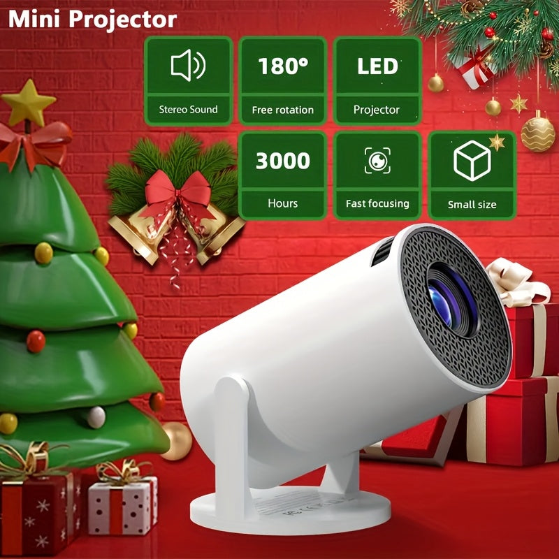 Mini Portable Projector with 720P HD LCD Display for Indoor Outdoor Use
