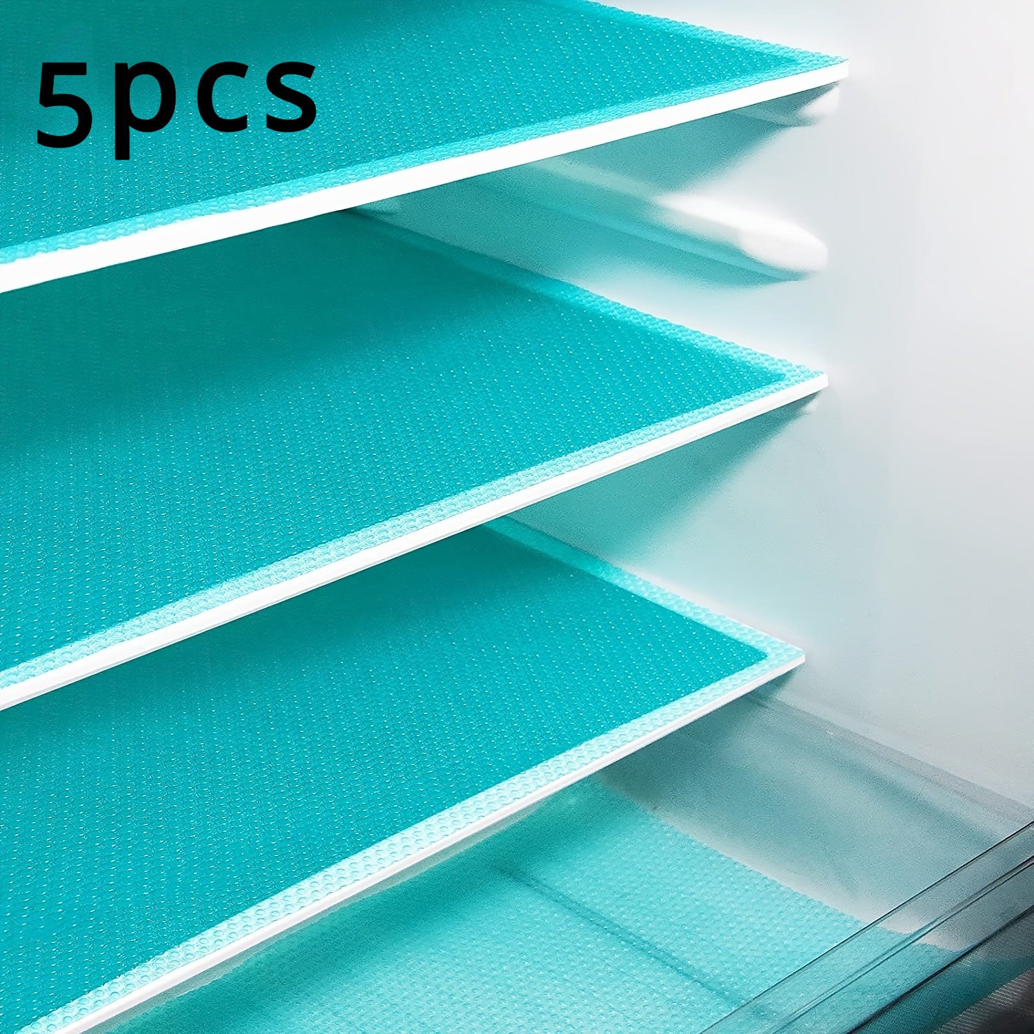 EVA Refrigerator Shelves Protector 5/8 Pack Washable Glass Shelf Liners