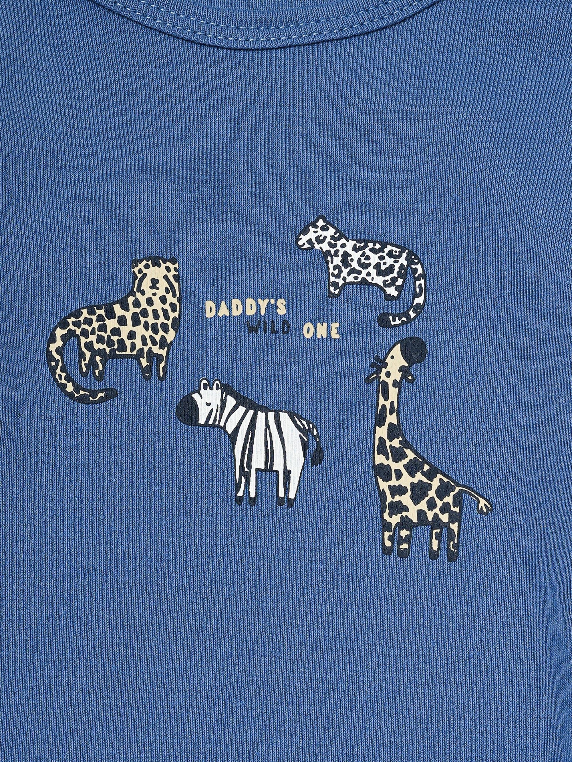 Baby Boys Cotton Bodysuits Set 5 Creatively Patterned Long Sleeve Spring Fall