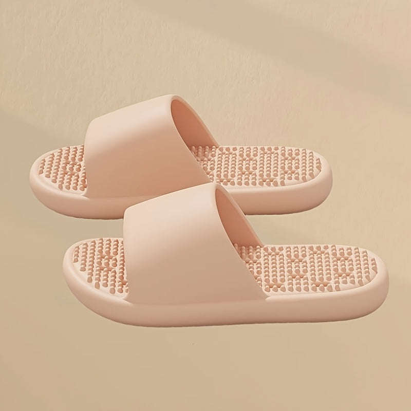 Unisex Breathable Massage Slippers for Home Indoor Use Quick-Drying Soles