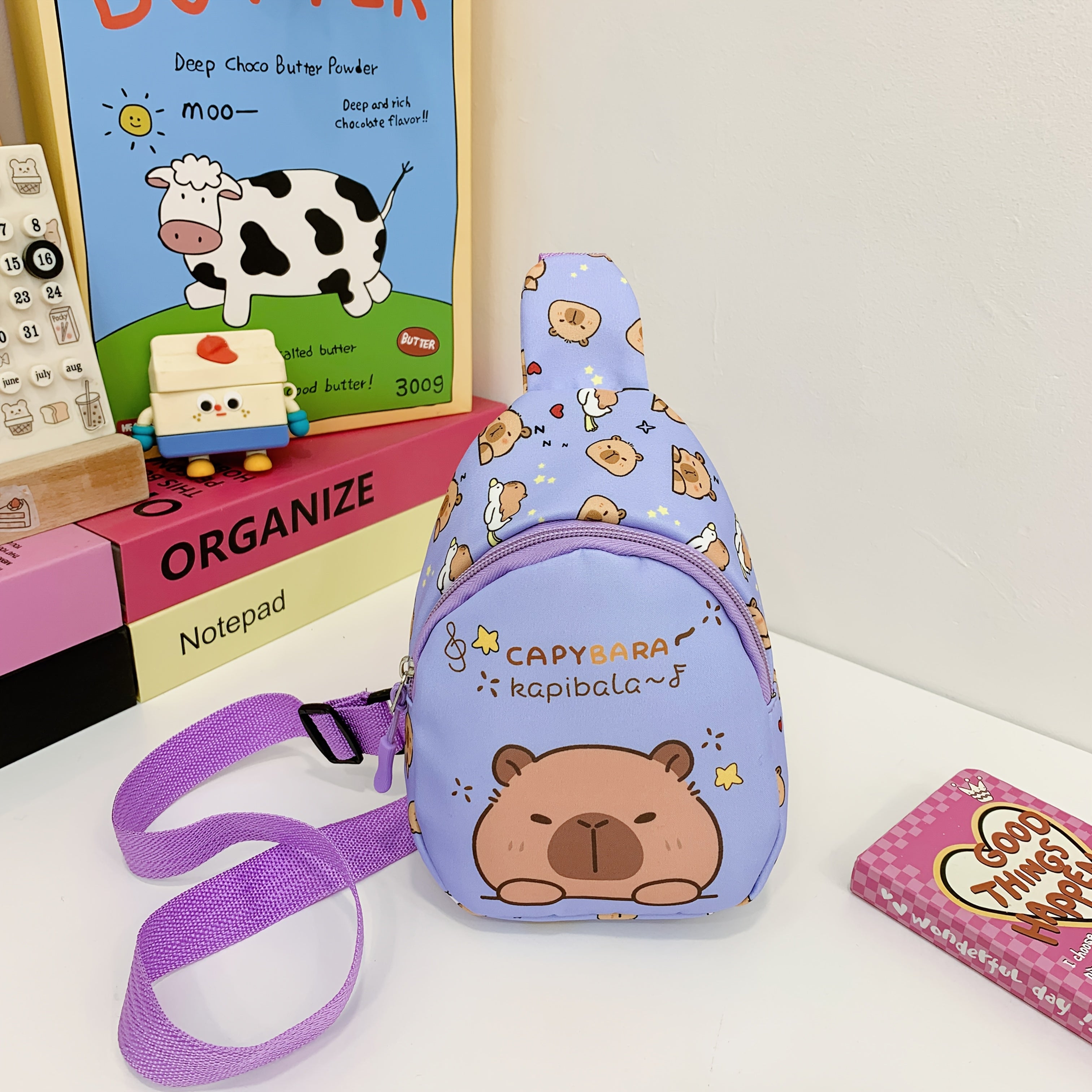 Bolso bandolera rosa para niñas con monedero desmontable, nylon, cierre de cremallera ajustable, ideal para viajes, senderismo y ciclismo