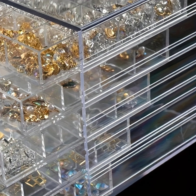 Пластиковая шкатулка для украшений для одного изделия, против окисления, пылезащитный органайзер для хранения