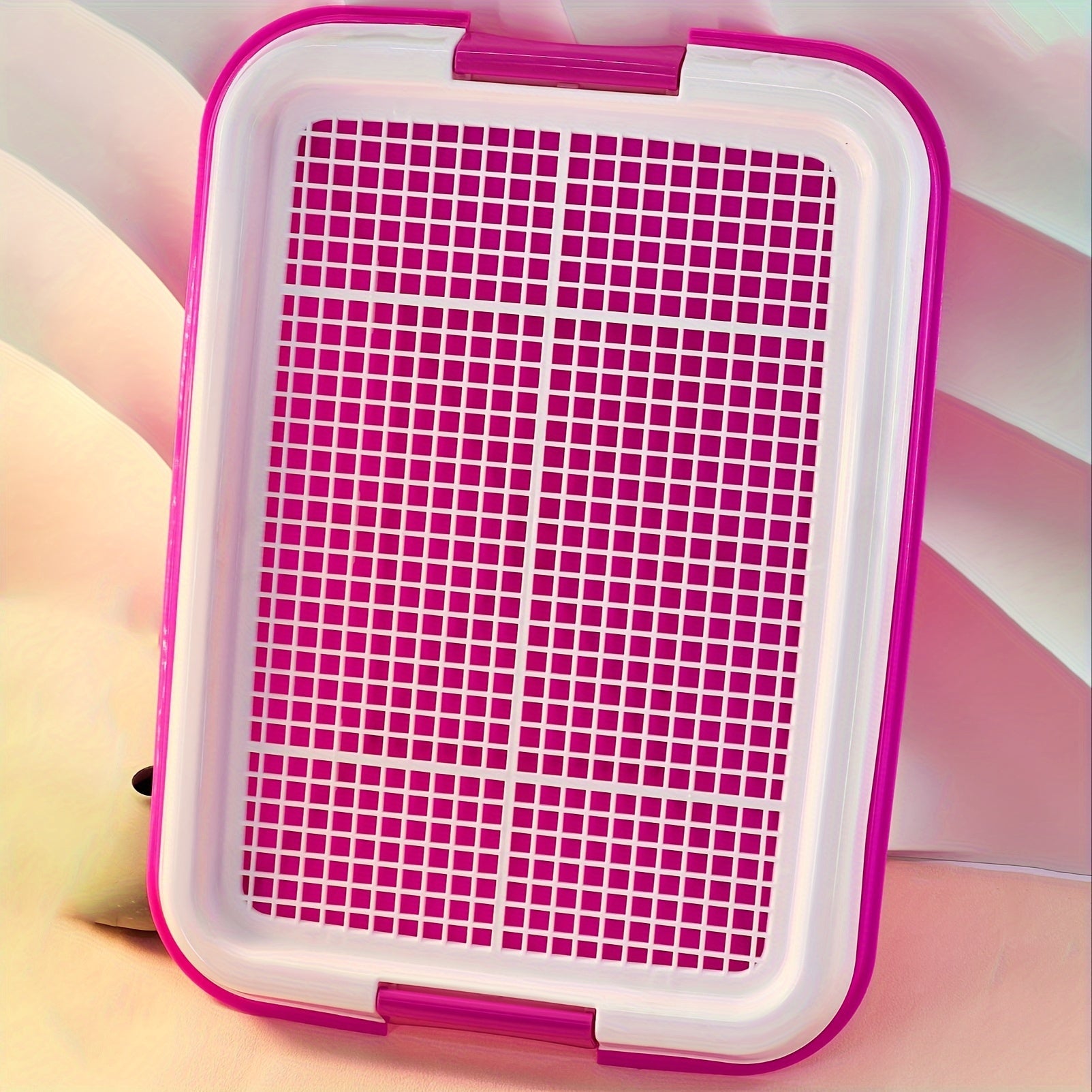 Small Dog Toilet Plastic Anti-Skid Easy to Clean for Teddy Dogs