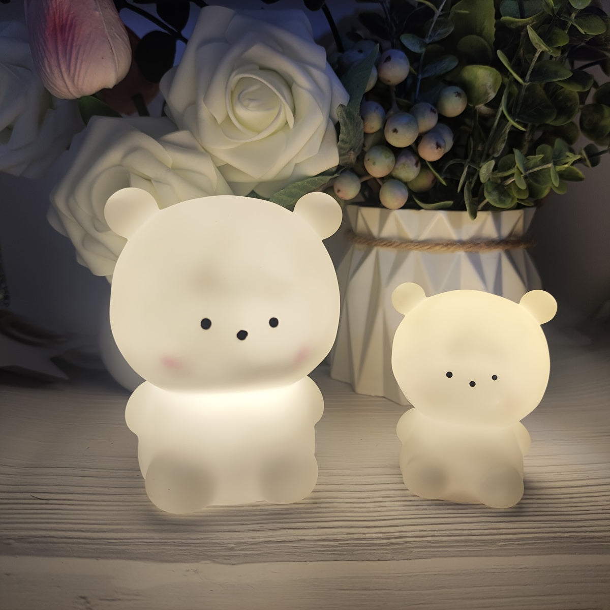 Adornos pequeños con temática de animales y plantas para fiestas y regalos navideños