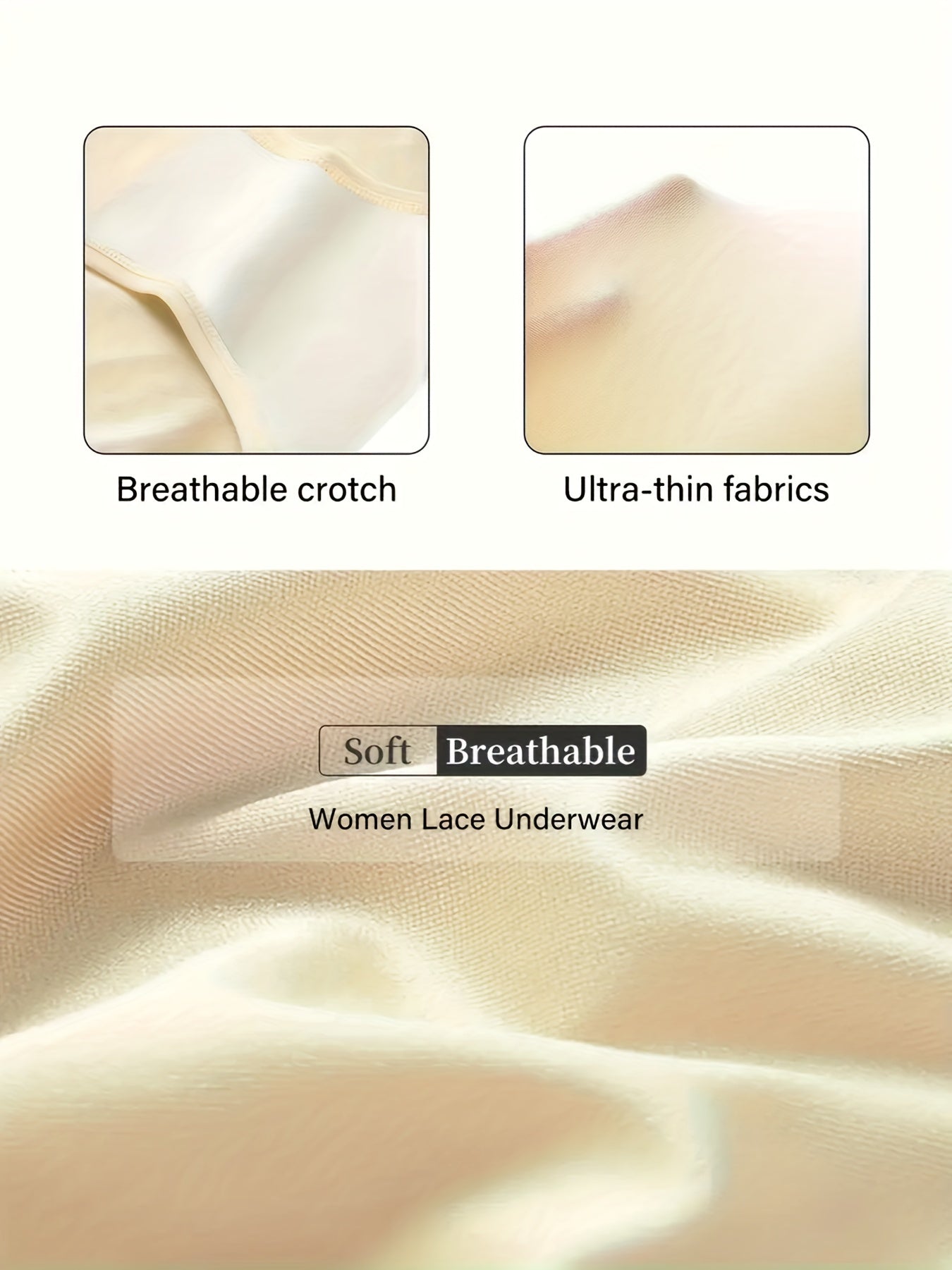 3-Pack High Waist Shapewear Panties with Alphabet Print Adjustable Cross Design Polyester Elastane Knit Fabric