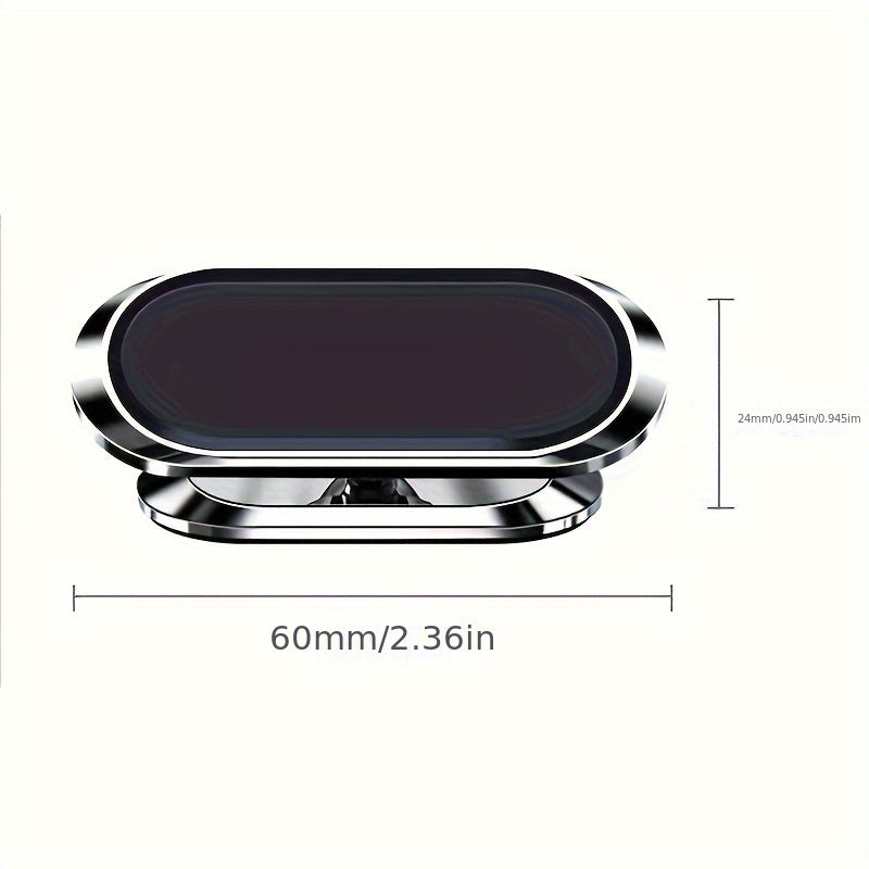 Universal Aluminum Alloy Car Mount with Magnetic Base for Smartphones