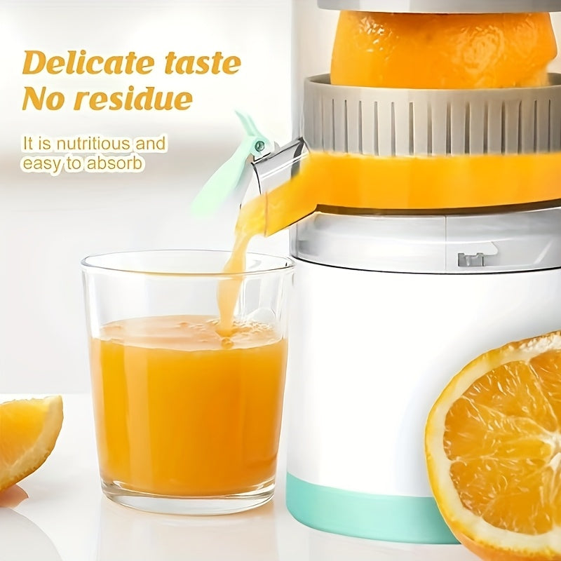 Portable Electric Juicer Rechargeable Citrus Fruit Press Stainless Steel Blades
