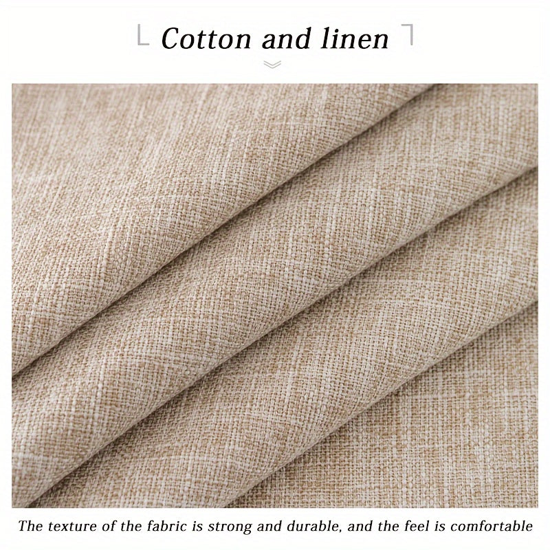 Beige Polyester Rectangle Tablecloth for Dining Picnic Party Wedding Birthday Buffet Home Decor