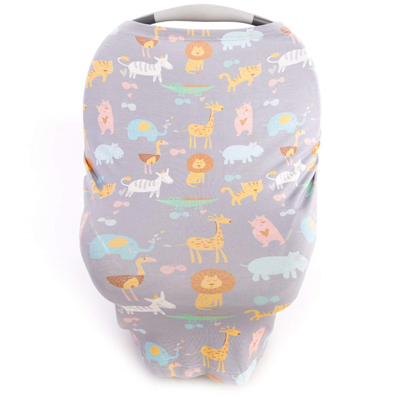 Baby Car Seat Cover Nursing Canopy with Constellation Pattern for Maximum Comfort