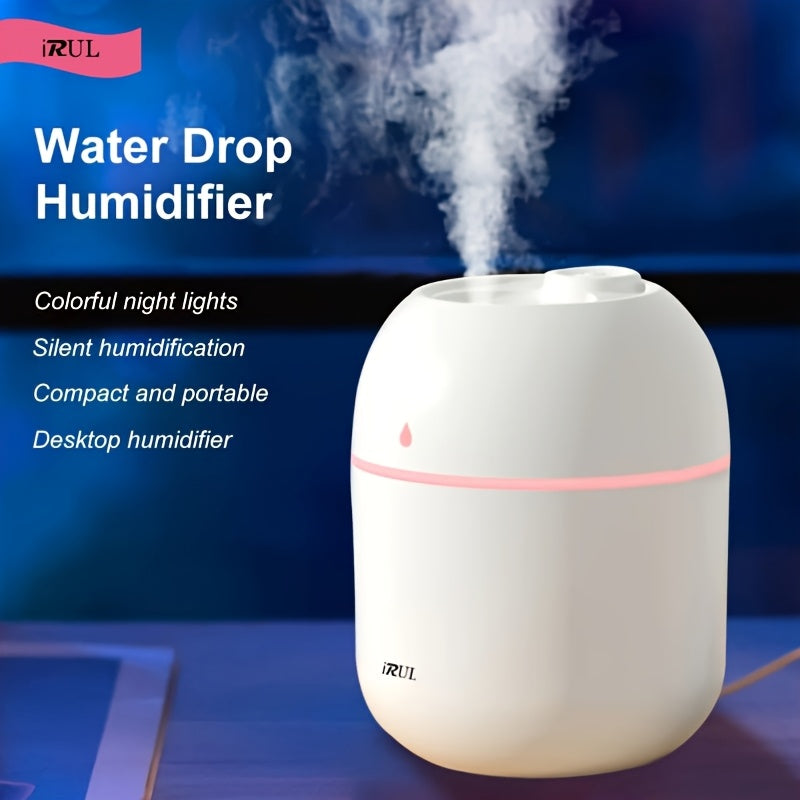 Portable USB Aromatherapy Humidifier with Color Light for Desktop and Car