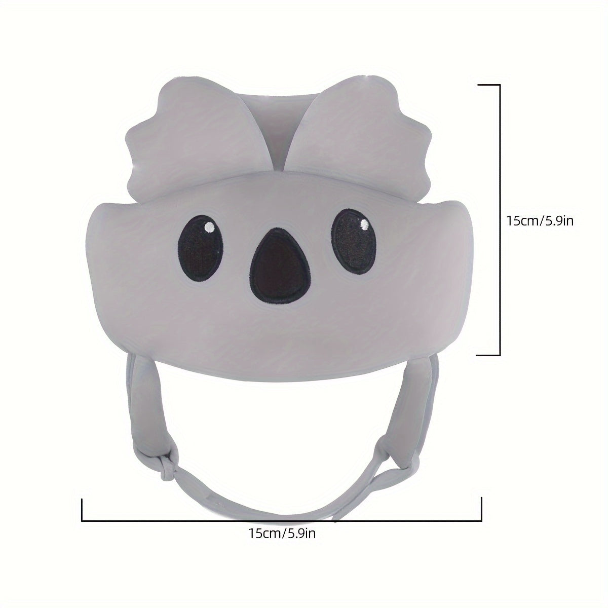 Baby Safety Helmet for Crawling and Walking with Head Cushion and Soft Protector Beige 0+