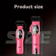 Профессиональный набор для стрижки волос Kemei Km-8502: перезаряжаемый через USB, прозрачный магнитный плавающий мотор, многоуровневая регулировка, лезвие DLC, долговечная литиевая батарея, мощный электропривод