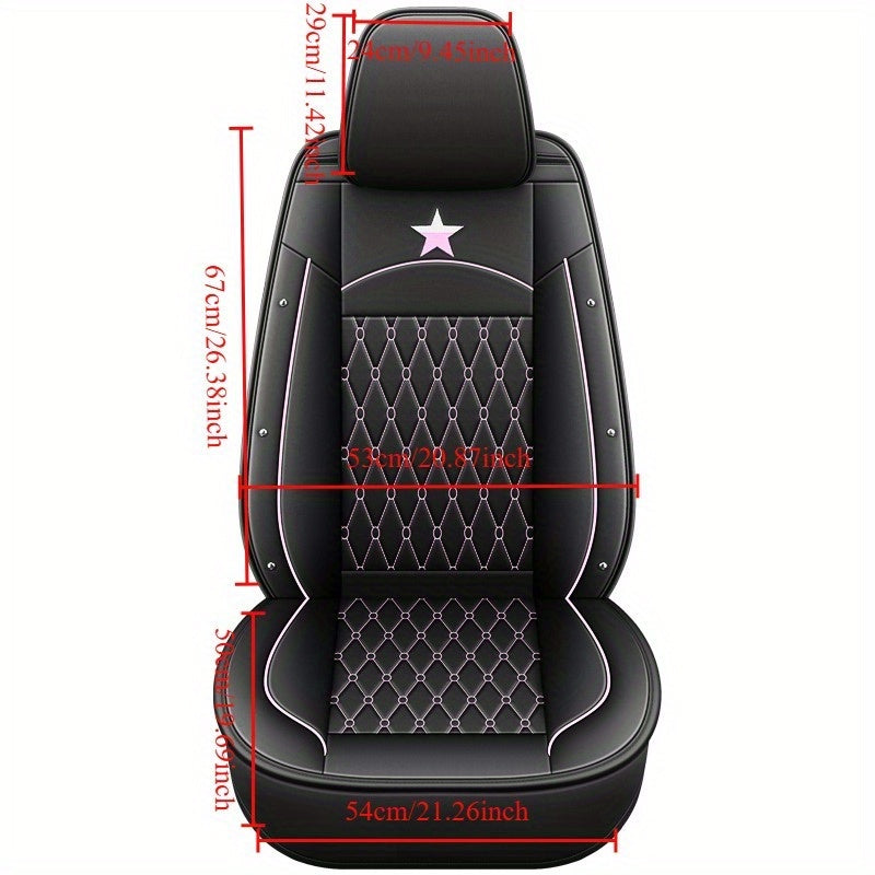 Universal Full Coverage SUV Seat Cover Waterproof Durable Black