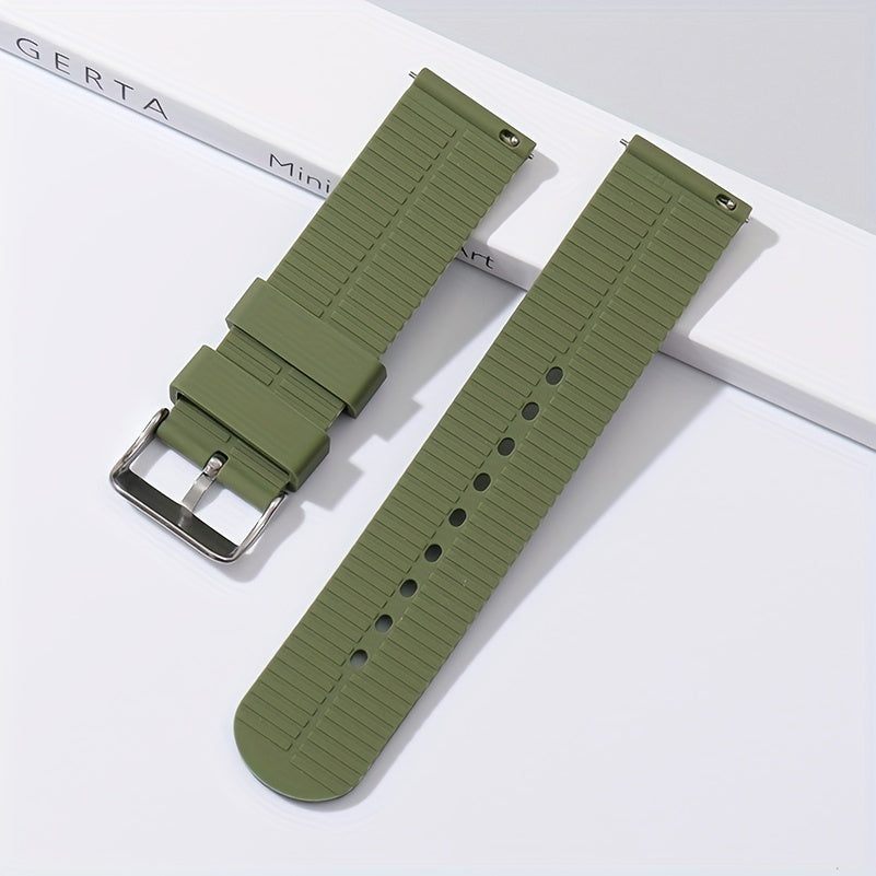 Silicone Watch Strap Soft Sport Rubber Watchband Quick Release 18mm 20mm 22mm 24mm