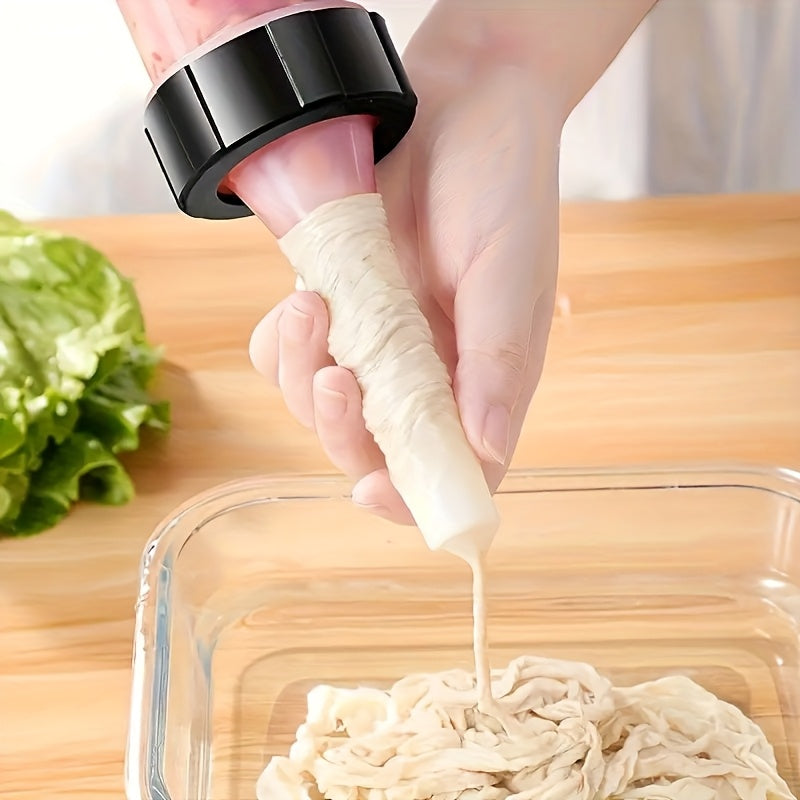 Manual Sausage Stuffing Machine with Sausage Syringe for Homemade Sausages