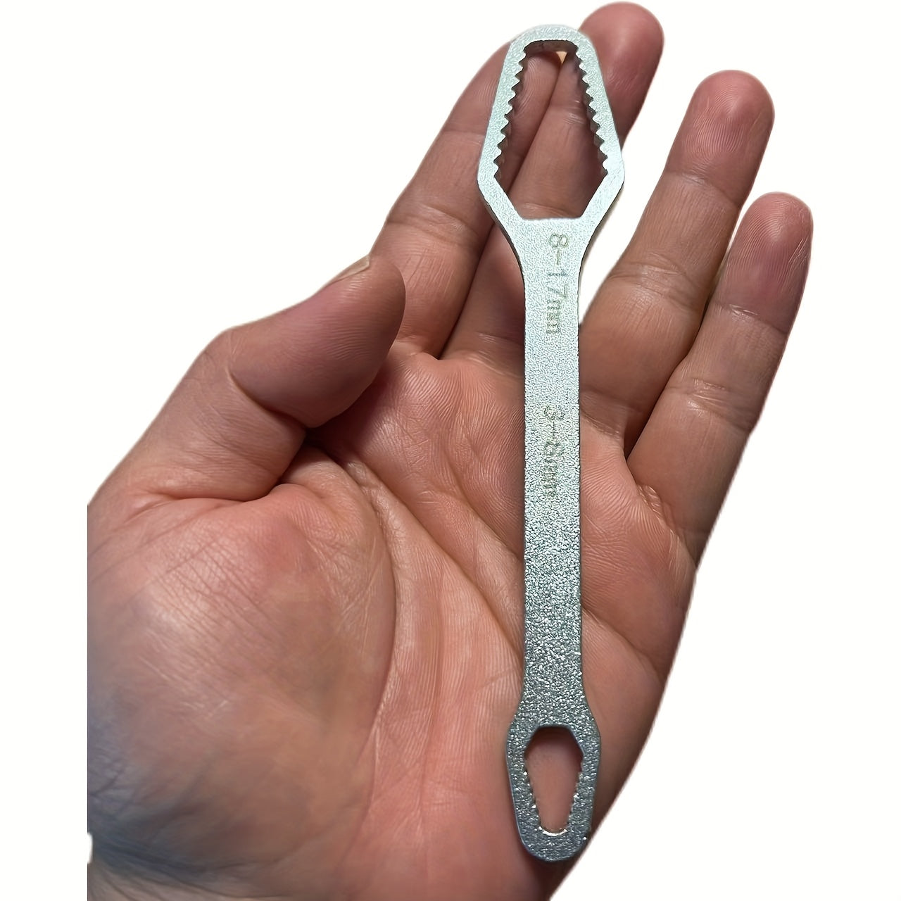 Adjustable Iron Wrench with Keyhole Sizes 3-17mm for Automotive and Home Use