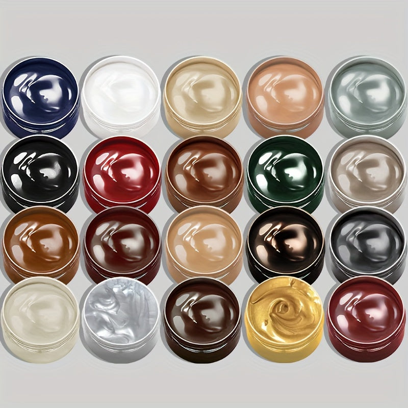 Leather Dye for Shoes and Leather Repair - White, Repair Cream, Leather Color