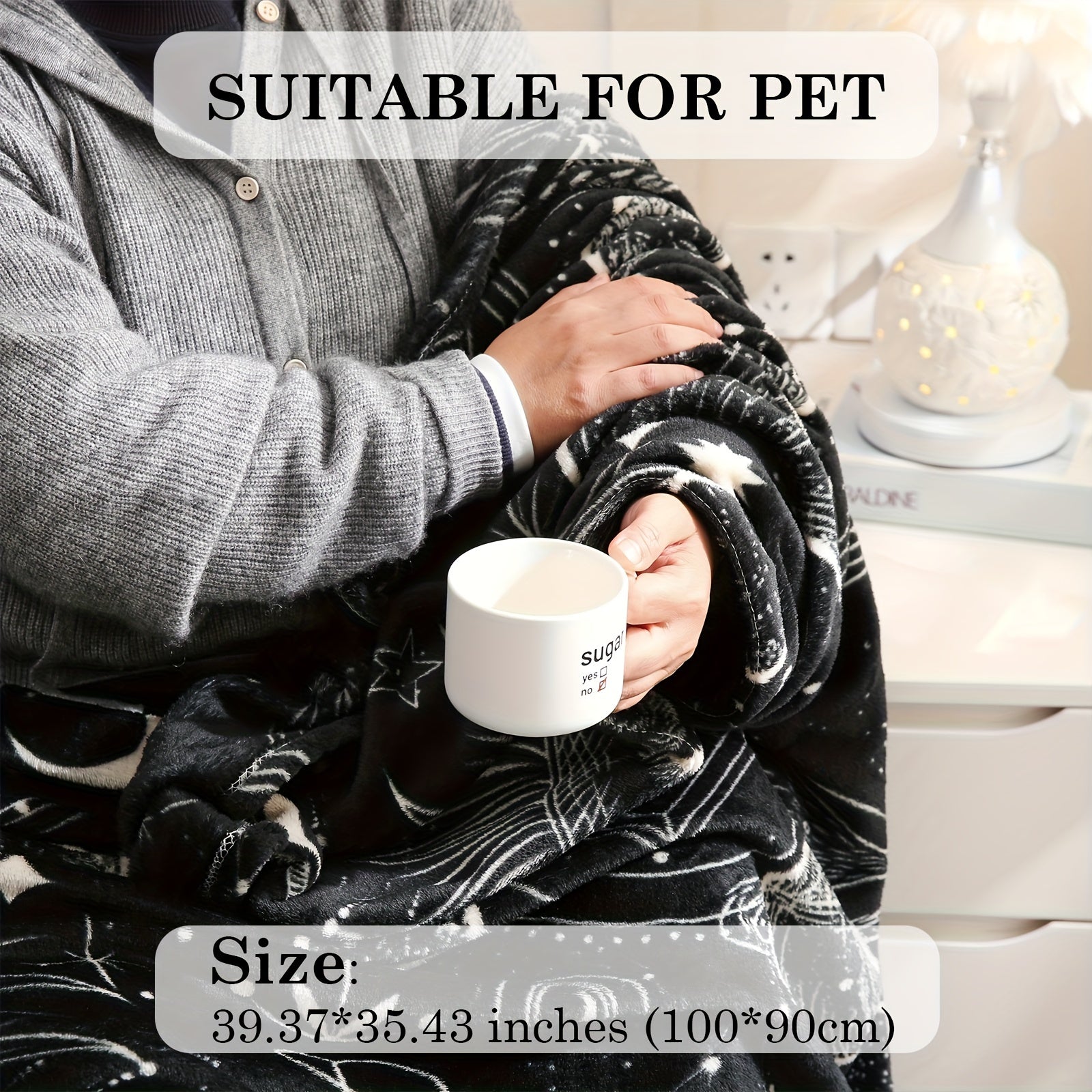 Manta de franela moderna de 200GSM, lavable a máquina, para todas las estaciones, ropa de cama versátil