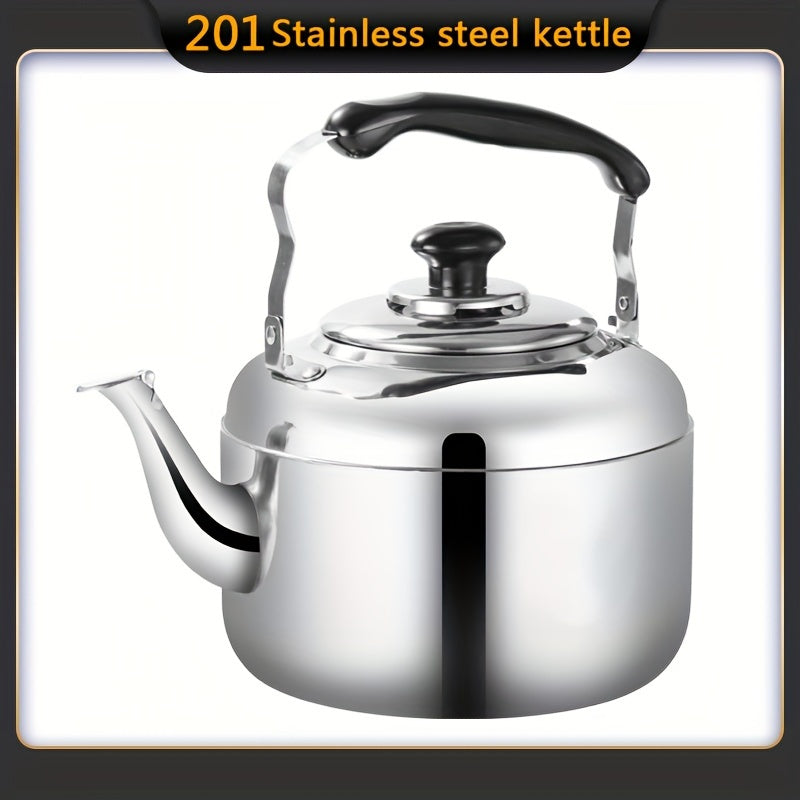 Stainless Steel 4L Tea Kettle for Gas and Electric Stoves, Large Capacity