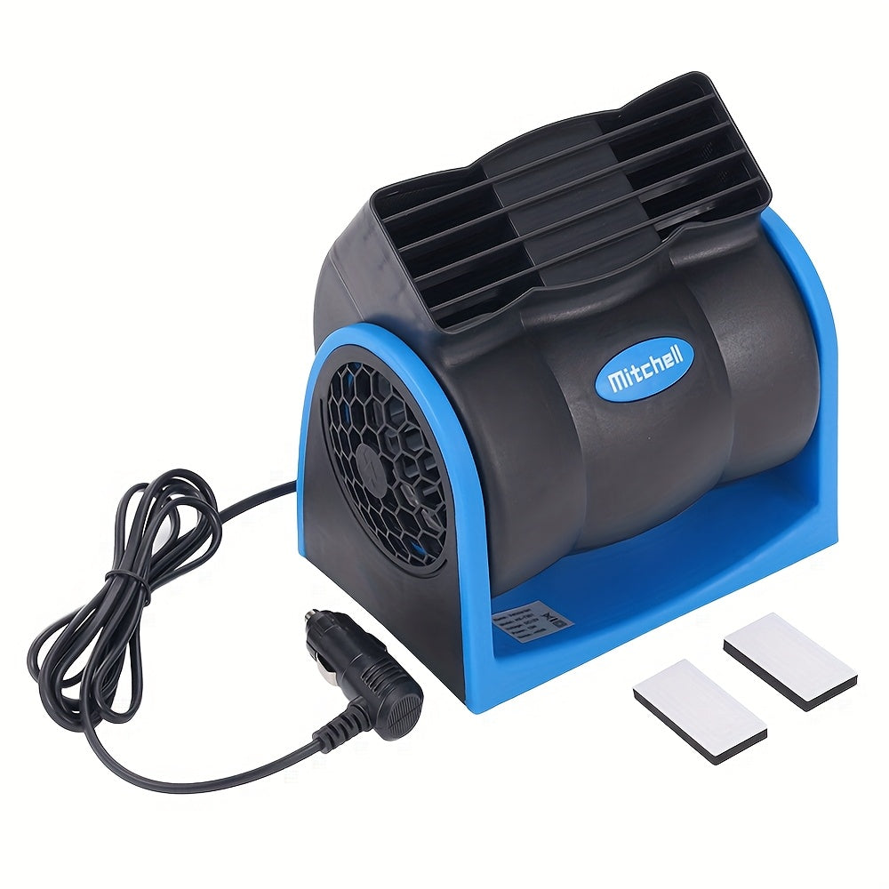 Vehicle Air Fan for Cars Trucks Boats RVs Silent Cooling 12V Low Noise